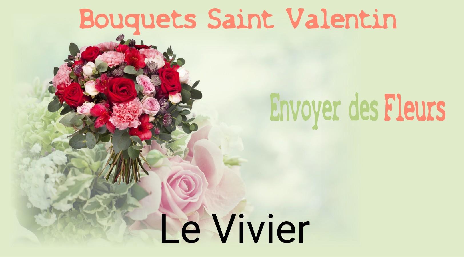 Roses de Saint-Valentin livrées à Le Vivier